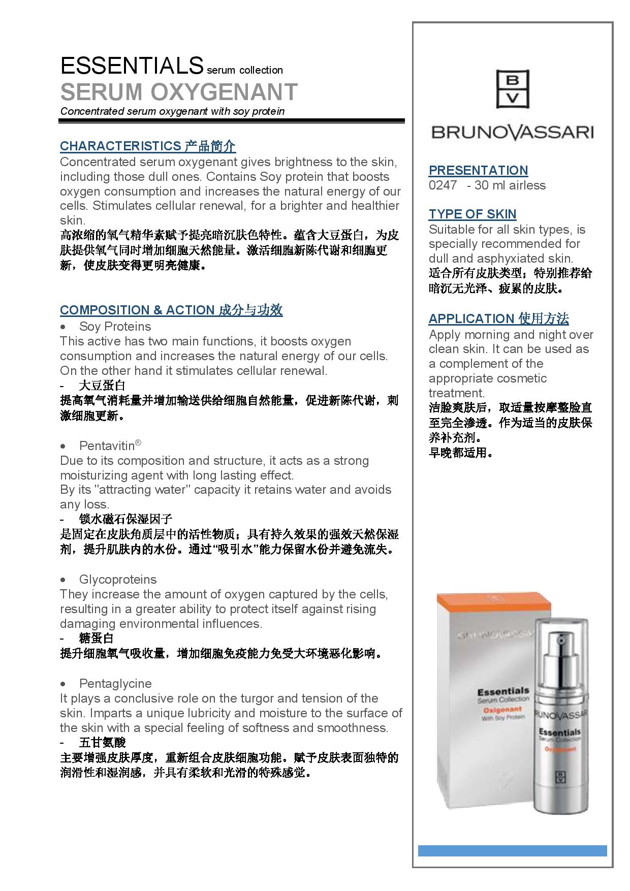 SERUM OXYGENANT